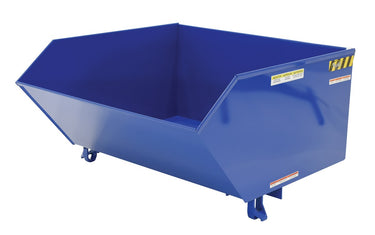 1 Cubic Yard Lo-Profile 90° Self-Dumping Steel Hopper w/ 6,000-lbs Capacity